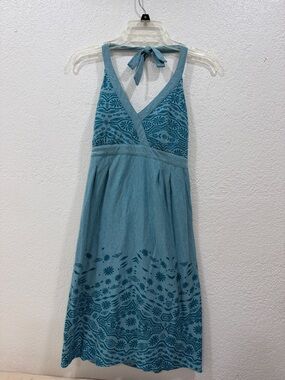 Athleta “Pack Everywhere” Halter Dress Elastic Back for Comfort Size Medium